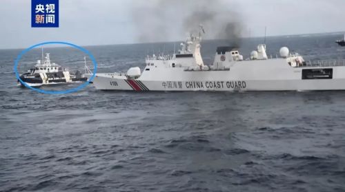 Kaiyun：又打起來了？中菲在鐵線礁再次爆發(fā)沖突！中國(guó)海警登礁使用掃雷器清理垃圾(圖2)