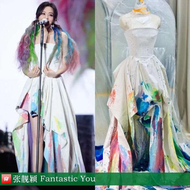 張靚穎2025年穿搭日歷有不少的高定禮服哦效果相當(dāng)哇塞(圖4)